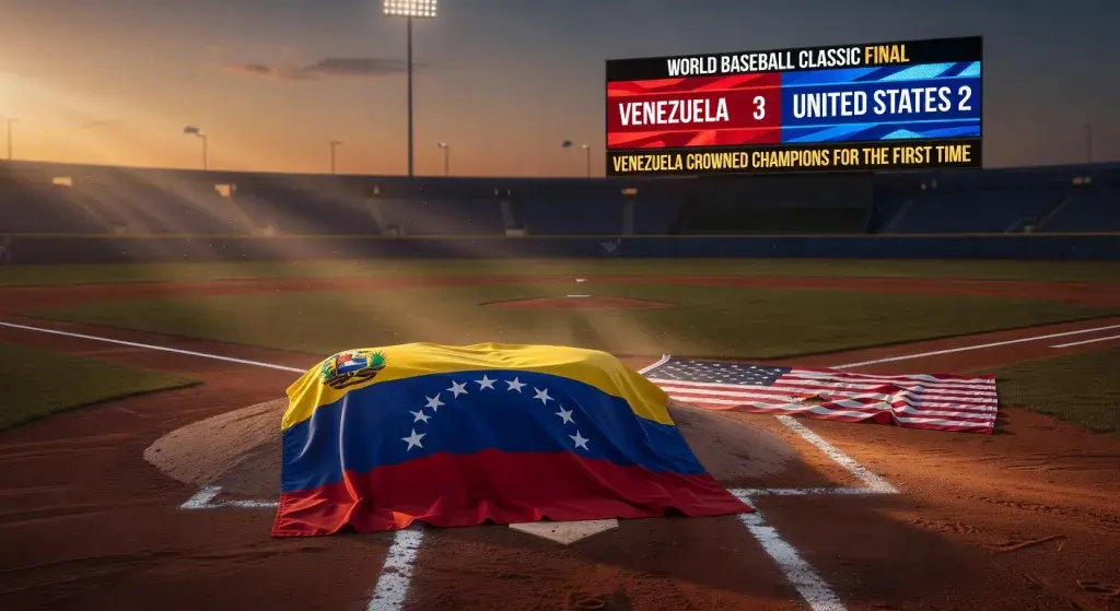 Venezuela defeats United States 3-2 to win first World Baseball Classic title
