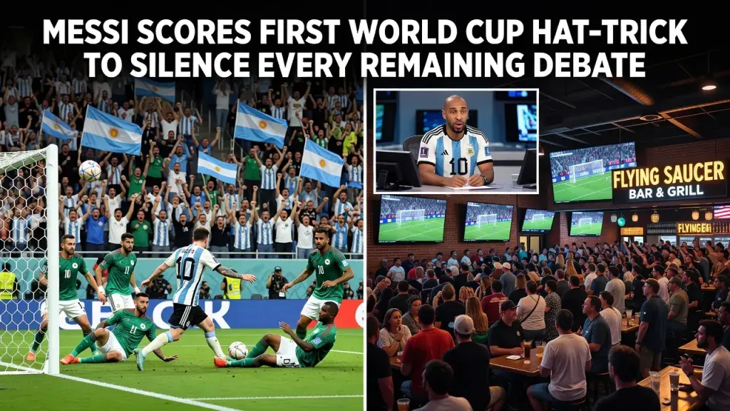 Messi Scores First World Cup Hat-Trick to Silence Every Remaining Debate