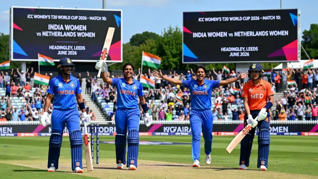 India Women Face Netherlands in Historic Headingley Clash at T20 World Cup