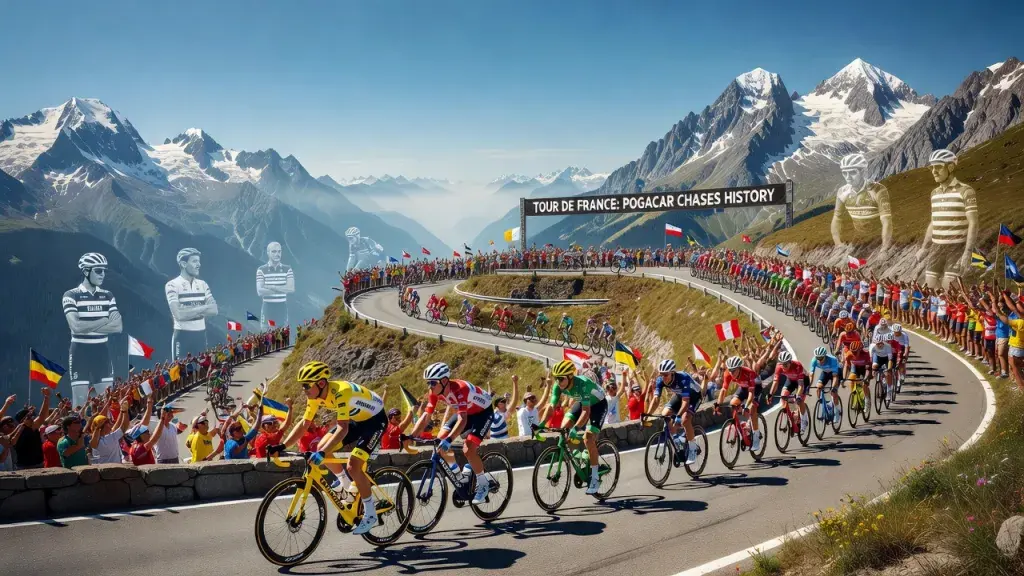Pogacar Chases History as Tour de France Prepares for a Classic