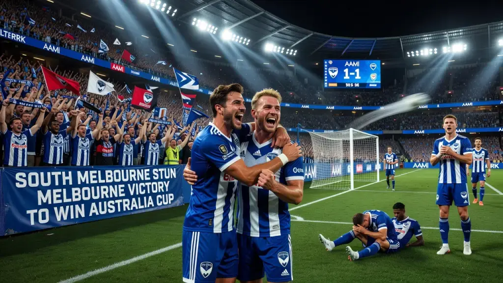 South Melbourne Stun Melbourne Victory to Win Australia Cup