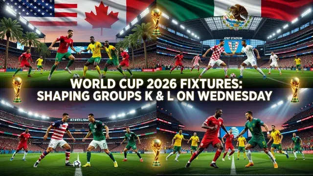 Four World Cup 2026 Fixtures Shape Group K and L Standings on Wednesday